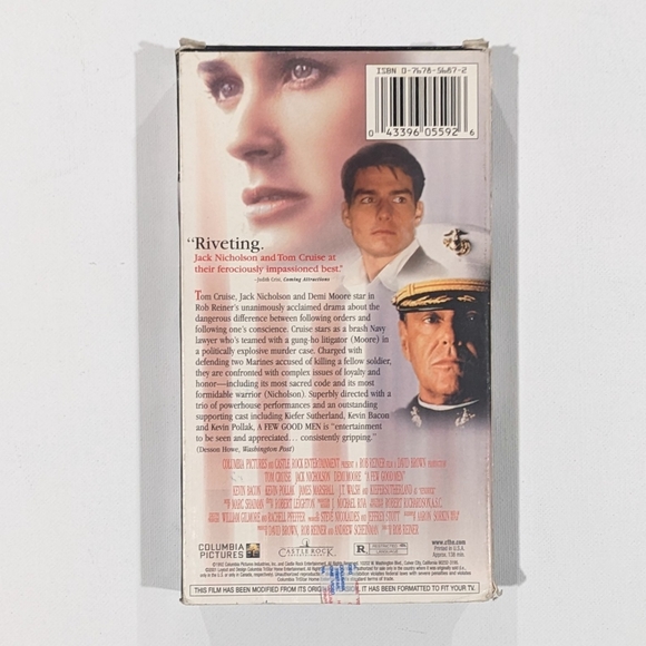 A Few Good Men (1992) VHS cassette movie - Picture 2 of 4